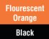 Fluorescent Orange/Black