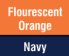 Fluorescent Orange/Navy