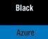 Black/ Azure Blue