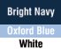 Bright Navy/Oxford Blue/White