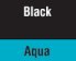 Black/Aqua