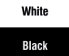 White/Black