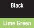 Black/Lime Green