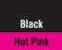 Black/Hot Pink