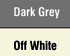 Dark Grey/Off White