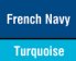 French Navy/Turquoise