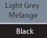 Light Grey Melange/ Black