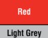 Red/Light Grey