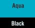 Aqua /Black