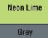Neon Lime/Grey
