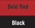 Bold Red/ Black