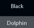 Black/Dolphin