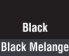 Black/Black Melange
