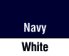Navy/White
