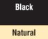 Black/Natural