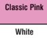 CLassic Pink/White