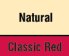 Natural/classic Red