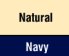 Natural/Navy