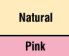 Natural/ Pink