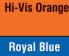 Hi Vis Orange/Royal
