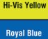Hi Vis Yellow/Royal Blue