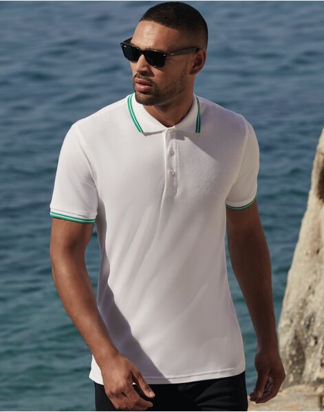 Photo of 63032 Fruit Of The Loom Men's Tipped Polo
