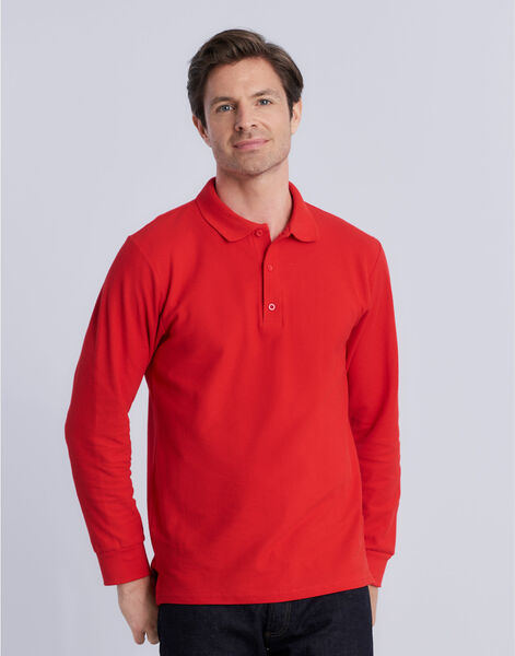 Photo of 85900 Gildan Premium Cotton L/Sleeve Polo