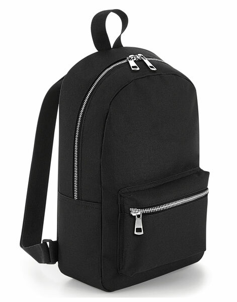 Photo of BG233 Bagbase Metallic Zip Mini Backpack