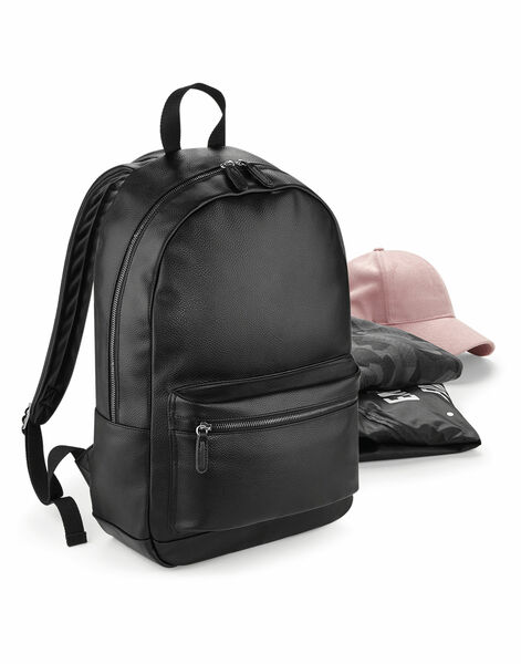 Photo of BG255 Bagbase Faux Leather Fashion Backpack