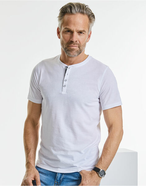 Photo of R168M Russell HD Henley Tee