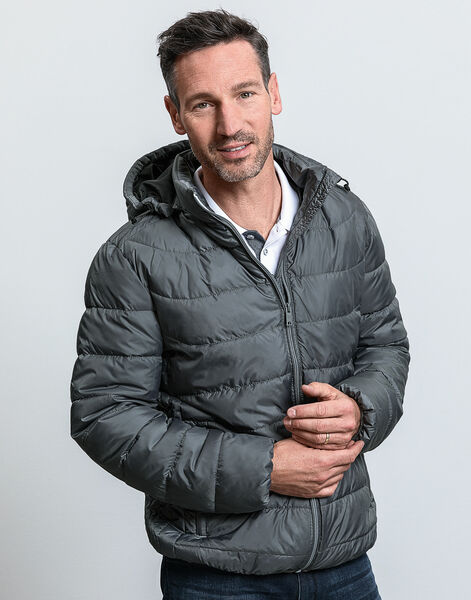 Photo of R440M Russell Mens Hooded Nano Jacket
