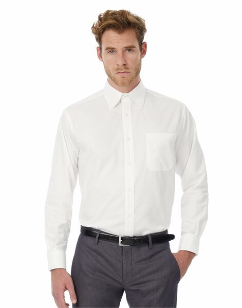 Photo of SMO01 Men's Oxford Long Sleeve Shirt