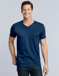 photo of Men's Soft Style V-Neck T-Shirt - 64V00
