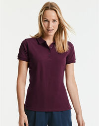 photo of Russell Ladies Tailored Stretch Pol... - R567F